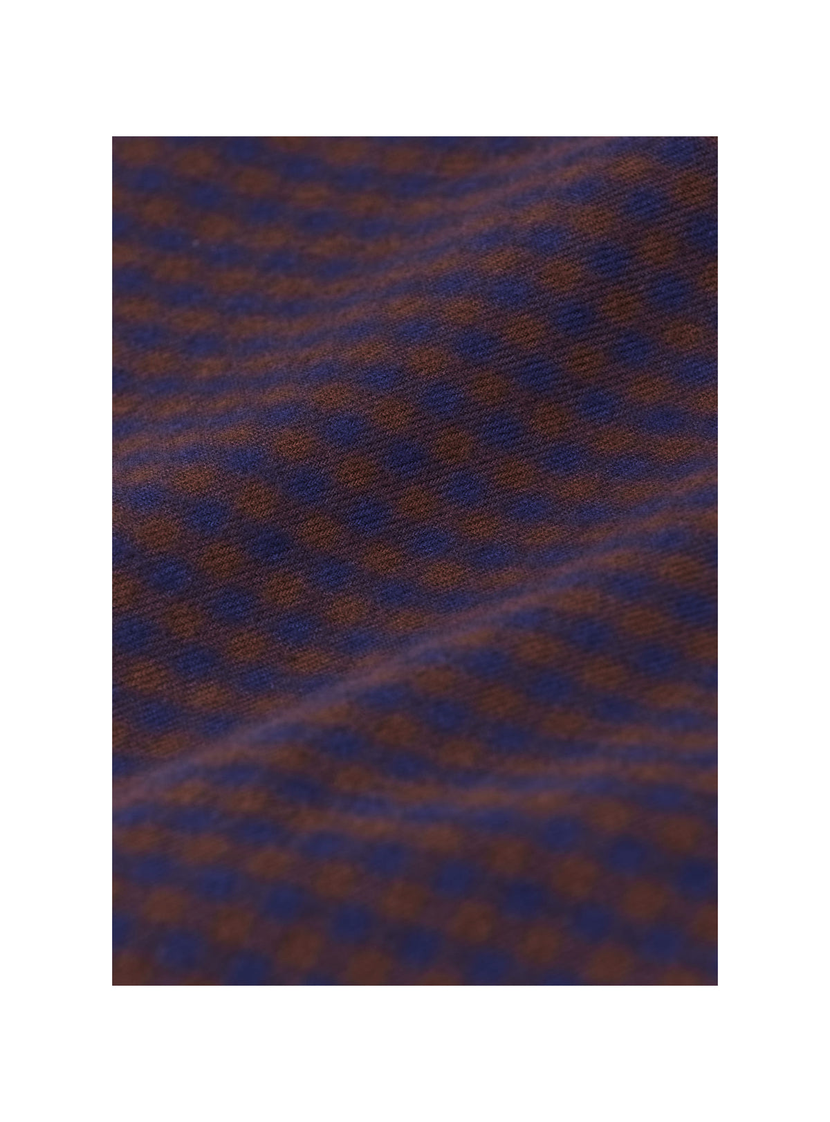 A.P Navy & Brown Reversible Gingham Gilet