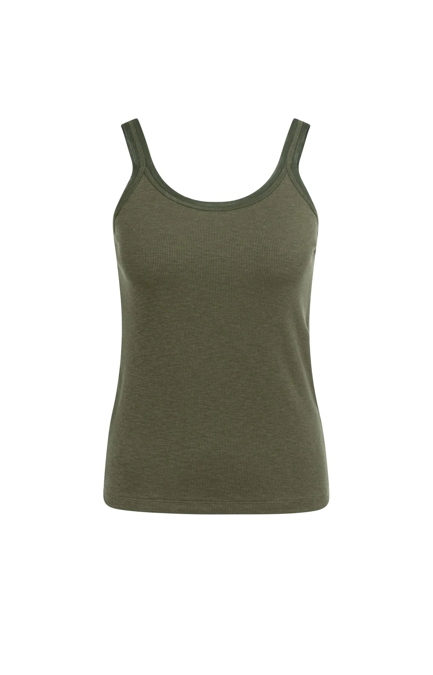 Yaya Army Green Singlet