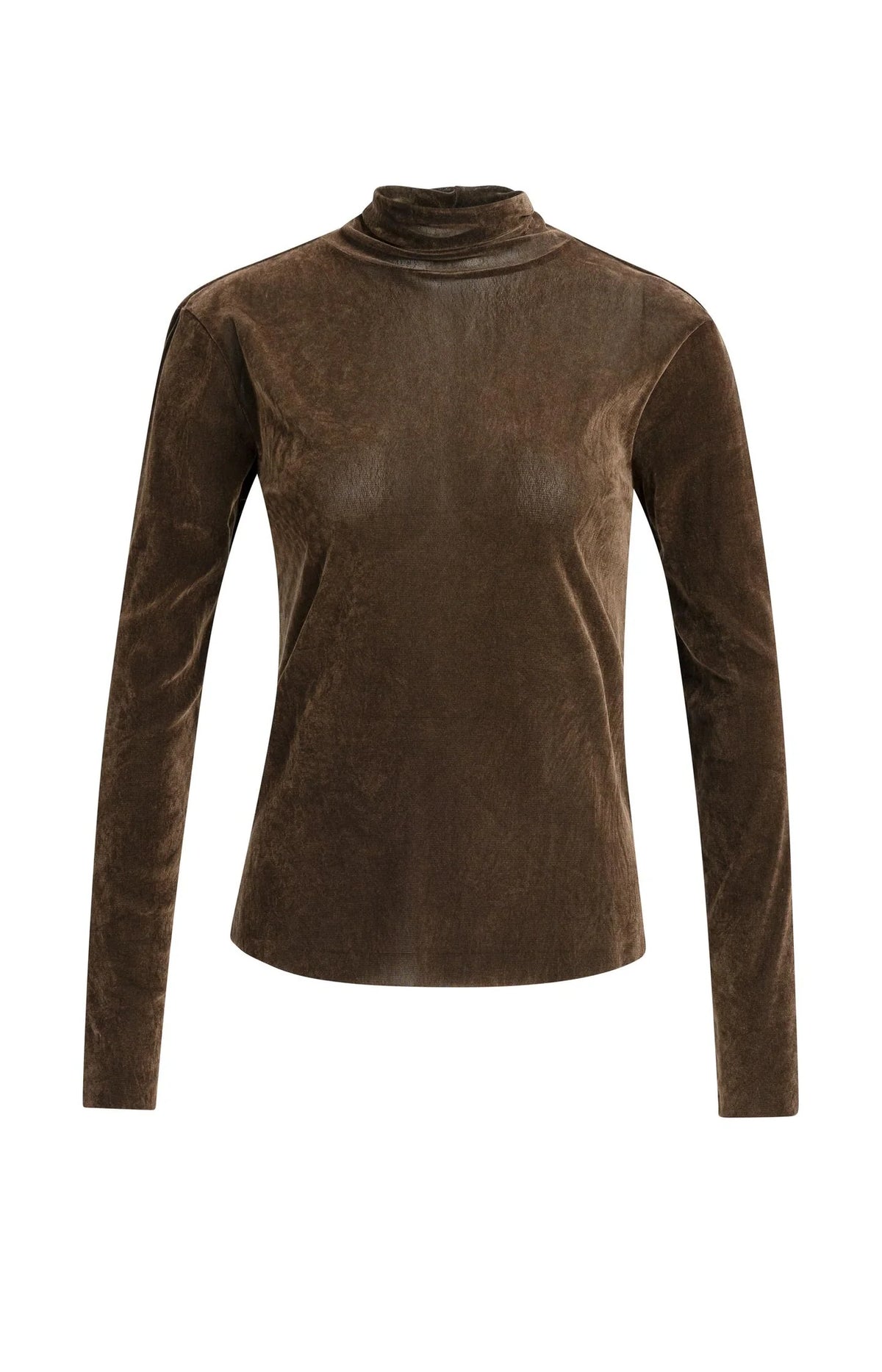 Velvet Mesh Top