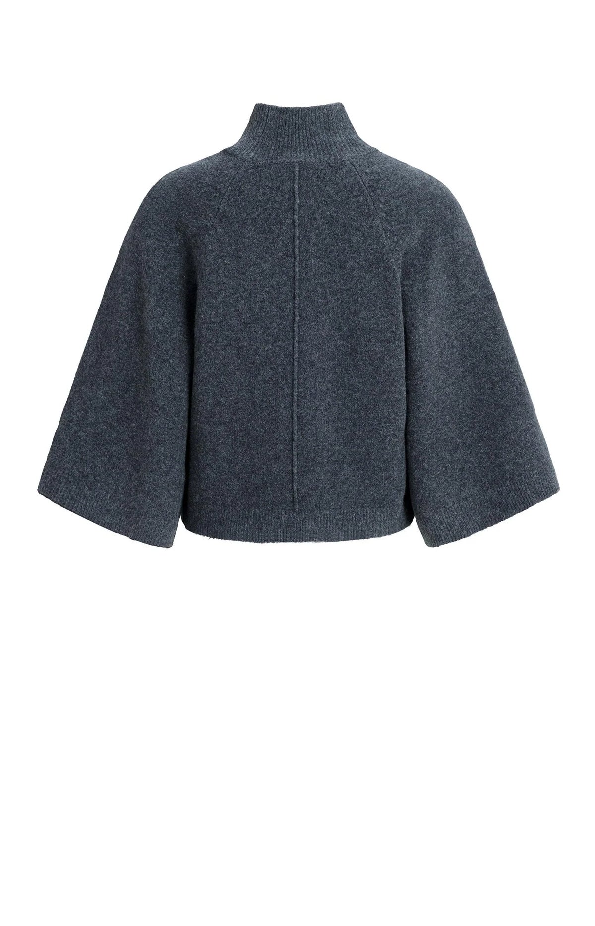 Wide Sleeve Anthracite Sweater