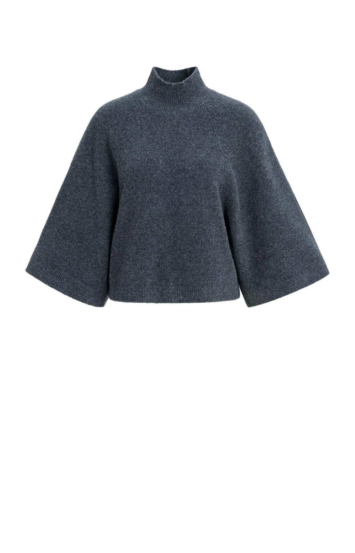 Wide Sleeve Anthracite Sweater