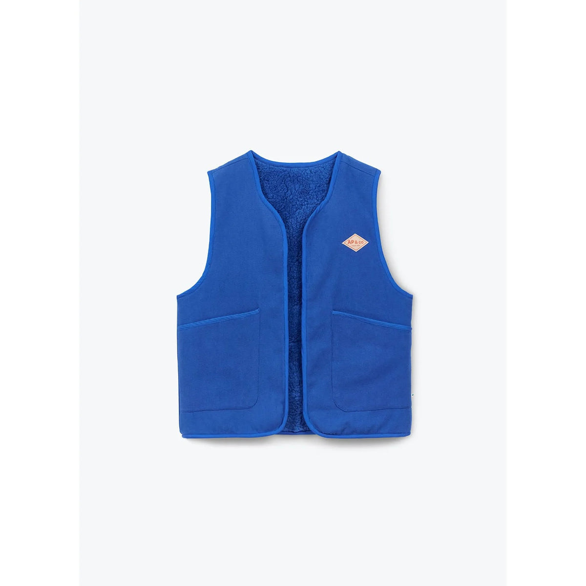 ジャケット・アウター epa reversible short vest A.P Reversible Sherpa Gilet
